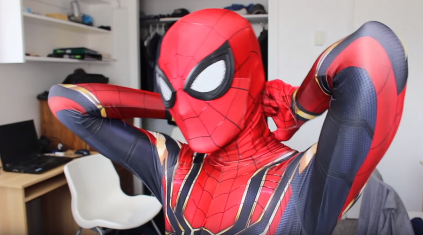 high-quality spider man costume from