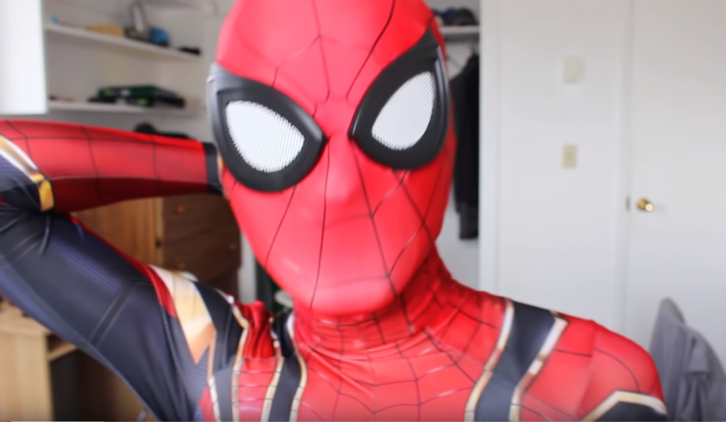 high-quality spider man costume from