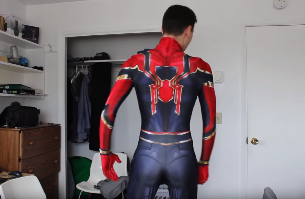 high-quality spider man costume from